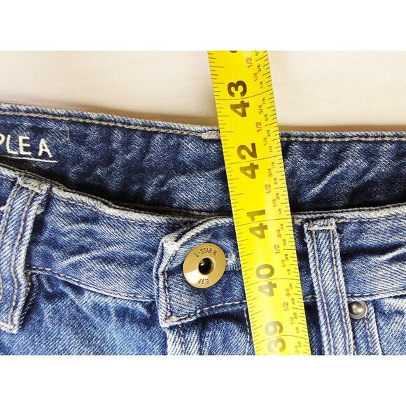 G Star Raw Size 30x34 Mens Triple A Regular Straight Button Fly Blue Denim Jeans - Picture 11 of 12